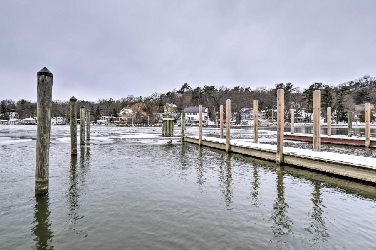 Walk To Water St And River Quaint Saugatuck Apt Bagian luar foto